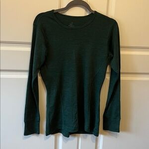 Woolx Hannah Long Sleeve - Green Melange L